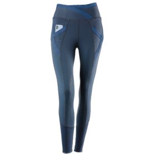 Leggings Tattini Donna Modello Aloe Blu Navy