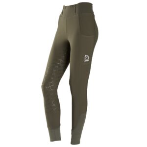 Leggings Tattini Modello Agate Verde Militare