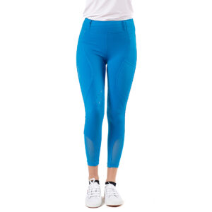 Leggings D-Istinto Bambina Modello Orchidea Blu Cobalto