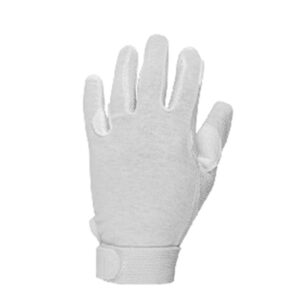 Guanti in cotone puntinati antiscivolo