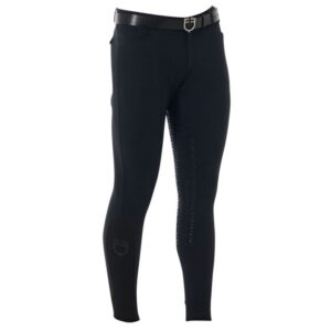 Pantaloni Equestro Uomo in Tessuto Tecnico Full Grip Leggero