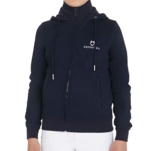 felpa equestro bambino con cappuccio