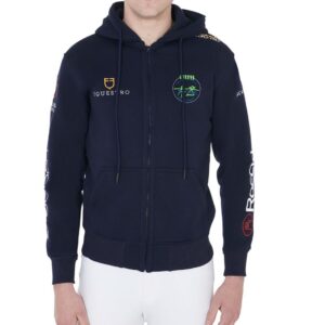 felpa equestro multilogo unisex