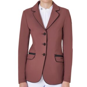 Giacca Equestro Donna in Tessuto Tecnico Marrone