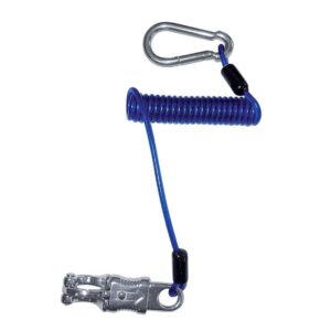 Cavetto in Acciaio con Moschettone Antipanico