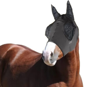 Maschera Antimosche Horses in Lycra Grigio