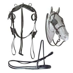 Finimento per calesse in cuoio Mini Shetland