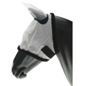Maschera Antimosche Pvc con Copriorecchie e Chiusura in Velcro