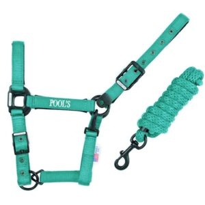 Cavezza Pool’s in Nylon e Neoprene con Lunghina Turchese