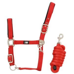 Cavezza e Lunghina Supreme in Nylon Rosso