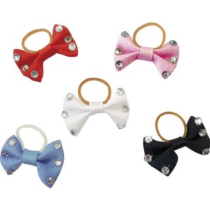 Elastici con Fiocchetti e Brillantini Set da 20 Pz