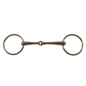 Filetto ad Anelli Snodato con Imboccatura Piena Spessore 14 mm