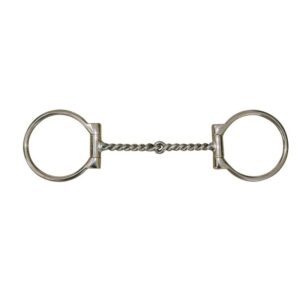 Filetto Western a D Torciglione Grosso ed Inserti in ottone.