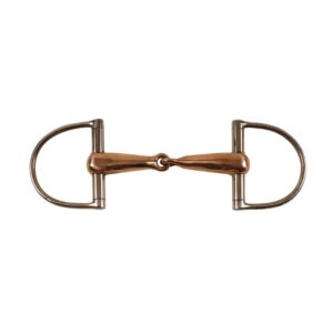 Filetto a D snodato con imboccatura vuota in rame.