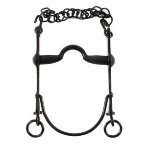 Morso Spagnolo in Ferro Nero Aste Fisse e Barbozzale