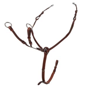 Pettorale Equestro con Forchetta a “Y” in Cuoio