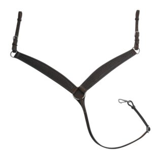 Pettorale Western in Cuoio Robusto con Lavorazione Basket