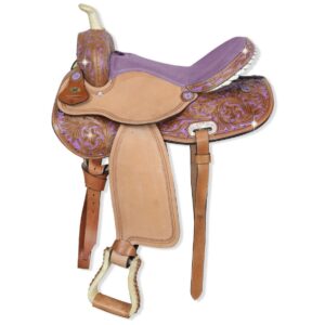 Sella Western Silver Horse Georgia Viola