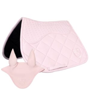 Sottosella e Cuffietta Equestro Silica Plus Lilla