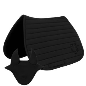 Sottosella e Cuffietta Equestro Silica Nero