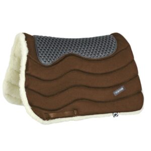 Sottosella Trekking in Lana e Tessuto Tech con Salvaschiena Marrone